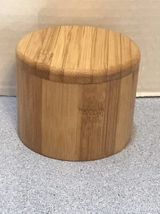 Bamboo Salt Box Spice Herbs Container Jar Seasoning Rack Kitchen Storage Pot - Picture 1 of 6