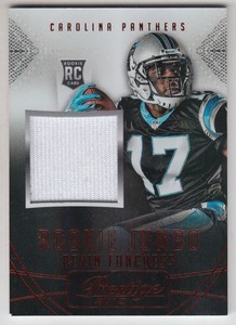 2015 Prestige Rookie Jumbo Jerseys Patch Red #RJJDF Devin Funchess