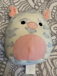 EUC Squishmallows 5” ROSIE Pig Spotted 2023 White & Pink Soft Plush Toy - Picture 1 of 4