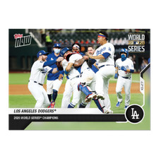 Los Angeles Dodgers - MLB TOPPS NOW® Card 482 2020 WORLD SERIES CHAMPIONS