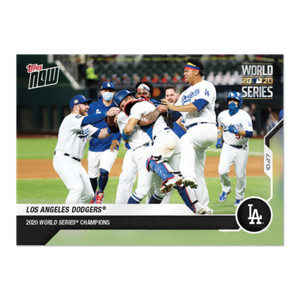 Los Angeles Dodgers - MLB TOPPS NOW® Card 482 2020 WORLD SERIES CHAMPIONS