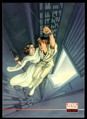 1994 Topps Star Wars Galaxy #264 Zina Saunders / Luke Skywalker Princess Leia - Image 1 of 3