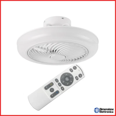 Ventilatore Soffitto con Luce Led Agitatore Telecomando Melchioni Family mf2505 - Immagine 1 di 4