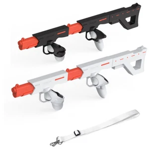 3-in-1 Magnetic Gunstock for Meta Quest 3S/3 VR Headset Controller Shooting Game - Picture 1 of 18