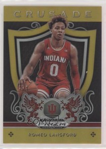 2019-20 Panini Prizm Draft Picks Crusade Gold /10 Romeo Langford #99 Rookie RC
