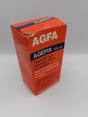 agfa agefix 125ml fixer darkroom material - Image 1 of 4