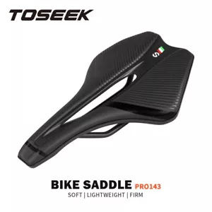 Sillín de bicicleta de carretera TOSEEK MTB bicicleta de montaña deporte urbano confort sillín asiento hueco 7 * 7 mm - Imagen 1 de 11