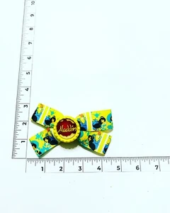 Handmade Hair Bows - Disney Princess - Aladdin - Barrettes #10 Logo - Picture 1 of 1