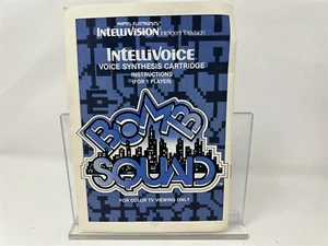 Bomb Squad - Intellivision - Instruction Manual Booklet Only - Imagen 1 de 1