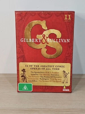 Gilbert & Sullivan 12 of The Greatest Comic Operas of All Time DVD Region 4 PAL - image 1 of 4