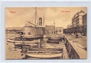 Croatia - FIUME Rijeka - Riva Szapary - Paquebot - Publ. Celestine Mayer - Picture 1 of 2