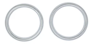 For Ford Courier Since 2014-2018 Chrome Stainless Steel Frame Fog Light Border - Picture 1 of 1