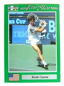 NET PRO 1991 TENNIS CARD # 37. KEVIN CURREN - USA. TOUR STAR. MINT 