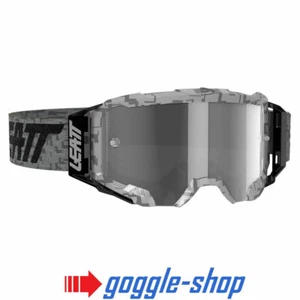 LEATT VELOCITY 5.5 MOTOCROSS MX GOGGLES - STEEL / LIGHT GREY LENS - Picture 1 of 1