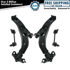 4 Piece Suspension Kit Front Control Arms w/ Ball Joints Sway Bar End Links New