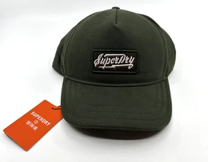 NWT Superdry Vintage Graphic Trucker Hat Olive Green OSFM - Picture 1 of 13
