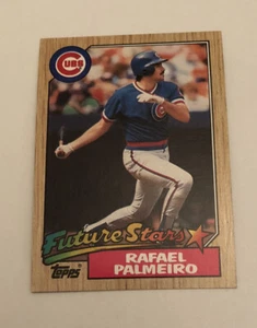 1987 Topps Rafael Palmeiro Rookie #634 Chicago Cubs - Picture 1 of 2