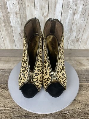 Botines para mujer Carlos by Carlos Santana Veruca leopardo beige 7,5 Foto 1 de 4