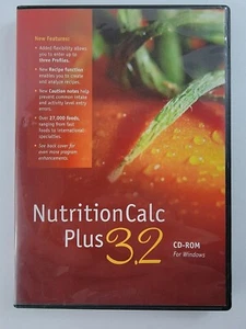 NutritionCalc Plus 3.2 CD-ROM ESHA Research CD-ROM Used - Very Good - Picture 1 of 3
