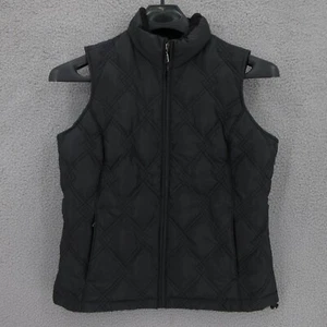 Gilet imbottito Eddie Bauer donna M Premium piumino d'oca plaid EB700 imbottitura trapuntato - Foto 1 di 14