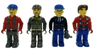 LEGO® 4 Juniors 4x Minifigur Jack Stone Bankräuber Sanitäter Polizist Minifigure - Bild 1 von 9