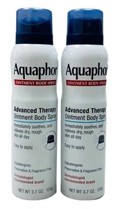 2 aquaphor ointment body spray advanced therapy fragrance free 3.7oz ea - Picture 1 of 2