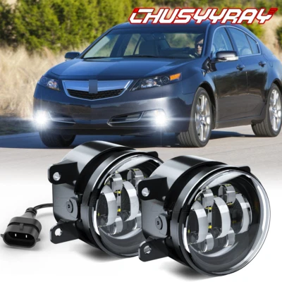 2PCS white Front Bumper Fog Light Driving Lamps Fit Acura TL 2012 2013 2014 - Изображение 1 из 4