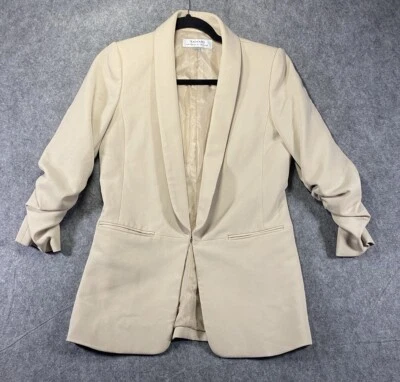 Chaqueta Tahari Mujer Talla 2 Blazer Tostado Arthur S Levine Ropa de Trabajo Carrera Foto 1 de 4