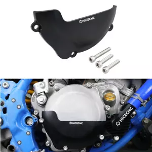 NICECNC Clear Clutch Cover Guard Protector For Yamaha YZ85 YZ 85 2002-2023 Black - Picture 1 of 9