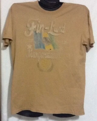 Jimmy Buffett Margaritaville Men's Vintage Brown Beach Sunshine TShirt New NWOT  - Image 1 of 4