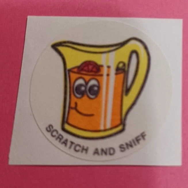 Pegatina vintage CTP naranja perfumada rasguños y olfatos ¡¡¡RARA!!! Lindo! Foto 1 de 1