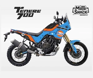 Yamaha TENERE T 700 2018 - 2024 GULF Sticker decal GRAPHICS KIT T700 Blue - Picture 1 of 1