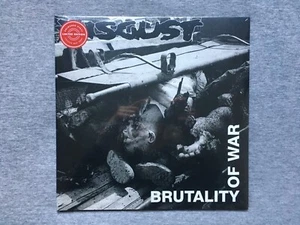 2022 DISGUST BRUTALITY OF WAR BOBV918LPLTD RED DISCHARGE EXPLOITED DRI PUNK RARE - Picture 1 of 4