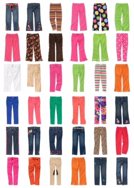 NUEVO CON ETIQUETAS GYMBOREE Niños Niña Pantalones Jeans Leggings Capri Envío Rápido Foto 1 de 1