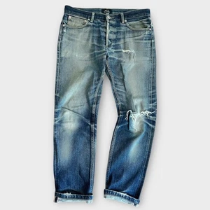 A.P.C. Jeans de mezclilla crudos japoneses con ribete estándar Petit índigo APC Butler 30 - Imagen 1 de 7