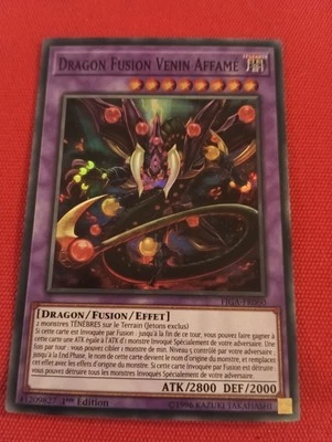 Dragon Fusion Schlangengift Verhungern FIGA-FR060 1ERE Ed Sehr Selten Yu-Gi-Oh! - Bild 1 von 3