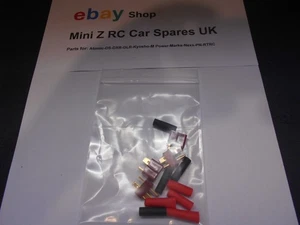 Deans Battery Connection with shrink wrap (2 x Pair) Mini Z Atomic GL Racing - Picture 1 of 2