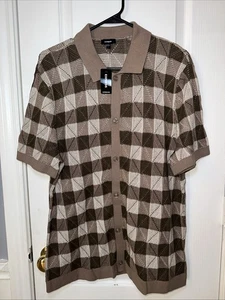 Camisa Express con botones para hombre talla grande - Imagen 1 de 9
