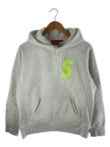 Sudadera con capucha Supreme S algodón gris liso - Imagen 1 de 6