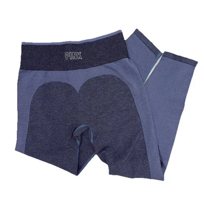 Victoria’s Secret PINK Seamless Tight Leggings Contour Size Large Blue NEW - Image 1 of 4