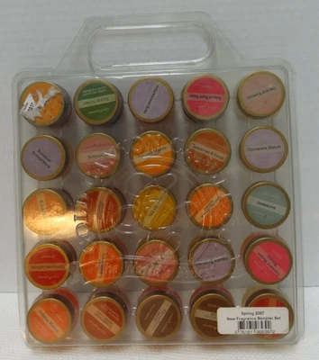 Gold Canyon Candles Scent Sampler 2007 vainas conjunto de 25 cera fundida variedad nuevo en caja Foto 1 de 4