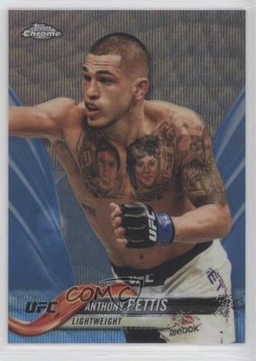 2018 Topps Chrome UFC Blue Wave Refractor /75 Anthony Pettis #72 - Image 1 of 2