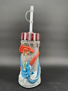 **SEHR SELTEN** Vintage 1999 Universal Studio Dueling Dragons Trinkflasche NIE BENUTZT - Bild 1 von 24