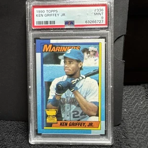 1990 Topps Extremely Rare KEN GRIFFEY JR ALL-Star Rookie #336 With blood scar - Bild 1 von 3