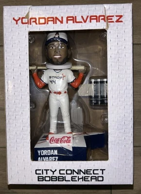 Yordan Alvarez City Connect Bobblehead 2025 Houston Astros SGA 8/11 Displayed - Image 1 of 3