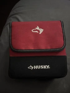 Husky 7 In. Rugged Storage Pouch With Protective Flap Belt Clip & Belt Loop NEW - Picture 1 of 2