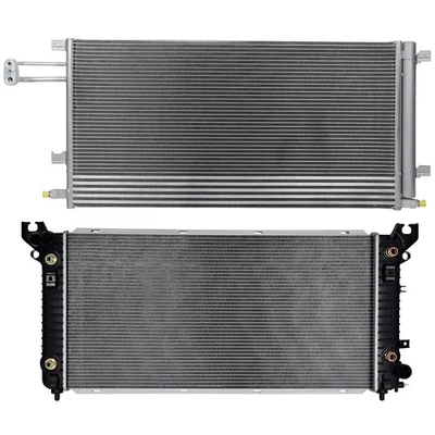 Radiator & AC Condenser Cooling Kit For 2015-2016 Chevrolet Tahoe GMC Yukon - Image 1 of 4
