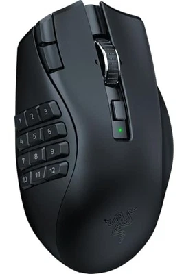 Razer Naga V2 HyperSpeed ??Multi-button wireless gaming mouse ideal for MMO Prog - Image 1 of 4