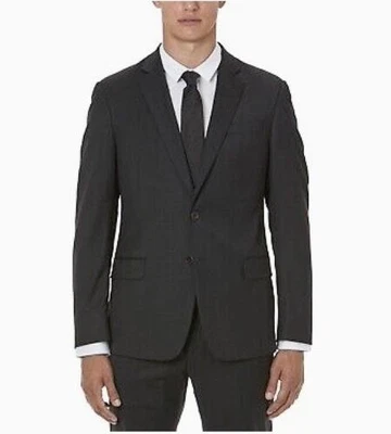 Armani Exchange Mens Slim Gray Suit Jacket Blazer 36 S NEW $475 09GXX00X004626 - Image 1 of 3