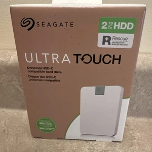 Seagate Ultra Touch 2TB USB-C External Drive STMA2000400 New, Sealed - Picture 1 of 7
